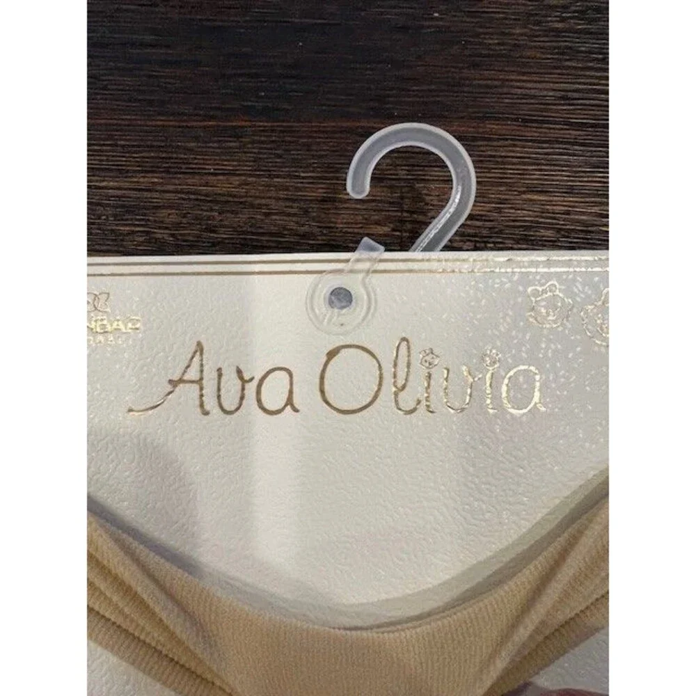 Ava Olivia Baby Girl Headbands 5-Pack Soft Fabric Bows, Neutral & Floral  NEW
